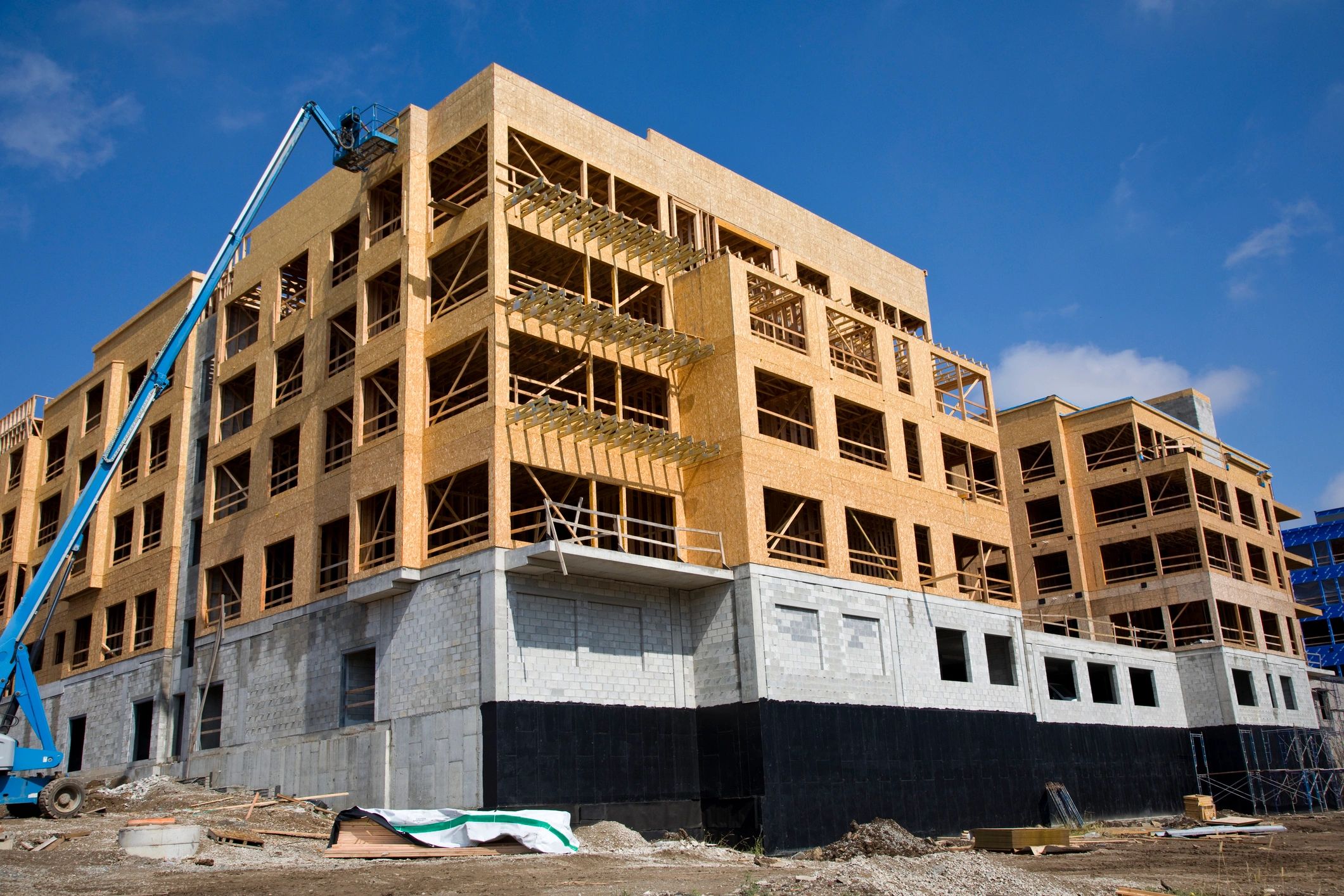 Multi-story building under construction